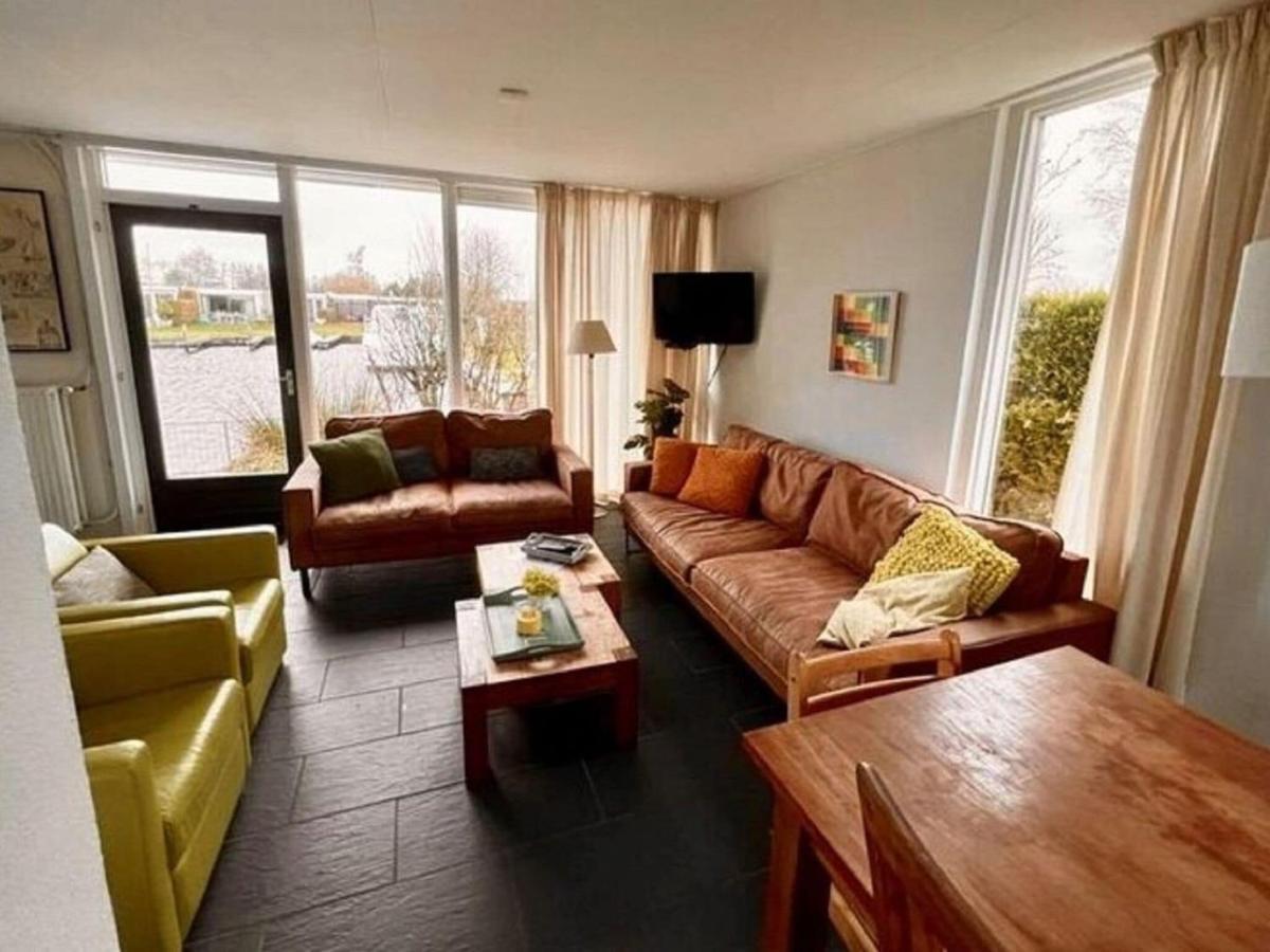 Boornzwaag over de Wielen Waterfront Holiday Home With Jetty מראה חיצוני תמונה